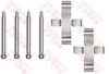 TRW PFK198 Accessory Kit, disc brake pads